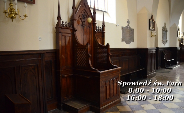 Spowiedź święta w Farze