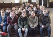 Wizyta w Farze uczniów i nauczycieli z Progimnazjum im. Jana Pawła II w Wilnie - 5.03.2017 (fot. Robert Topór)