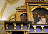 Górna nastawa ołtarzowa w kaplicy Kochanowskich po renowacji - 13.11.2022