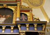 Górna nastawa ołtarzowa w kaplicy Kochanowskich po renowacji - 13.11.2022