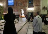 Nawiedzenie kopii figury św. Michała Archanioła z góry Gargano - 9.07.2014