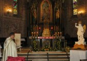 Nawiedzenie kopii figury św. Michała Archanioła z góry Gargano - 9.07.2014